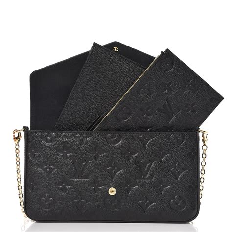 felicie pochette lv black|Lv pochette document.